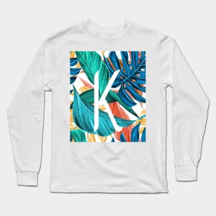 Tropical Alphabet “K” Long Sleeve T-Shirt